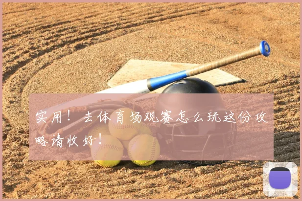 实用！去体育场观赛怎么玩这份攻略请收好！