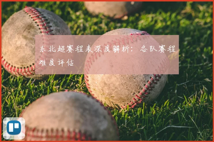 东北超赛程表深度解析:各队赛程难度评估