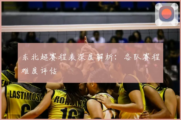 东北超赛程表深度解析：各队赛程难度评估